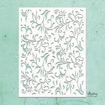 Mintay Kreativa 6x8 Stencil Floral Swirls #32