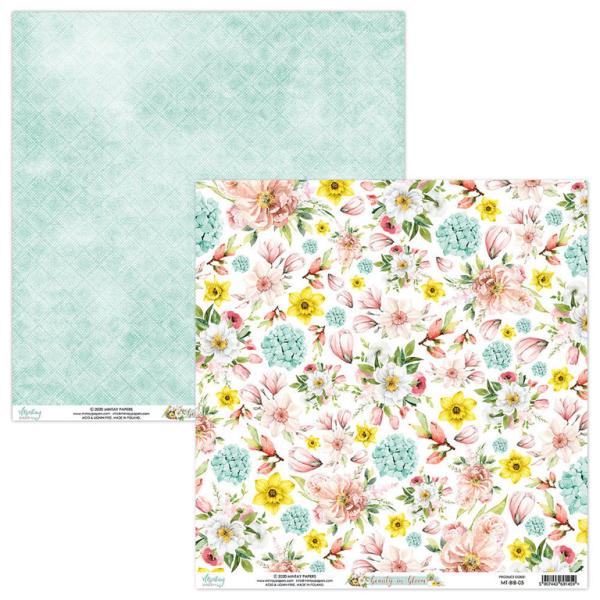 Mintay 12x12 Paper Pad Beauty in Bloom_eingestellt