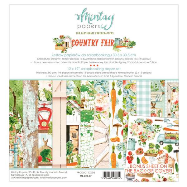 Mintay 12x12 Paper Pad Country Fair